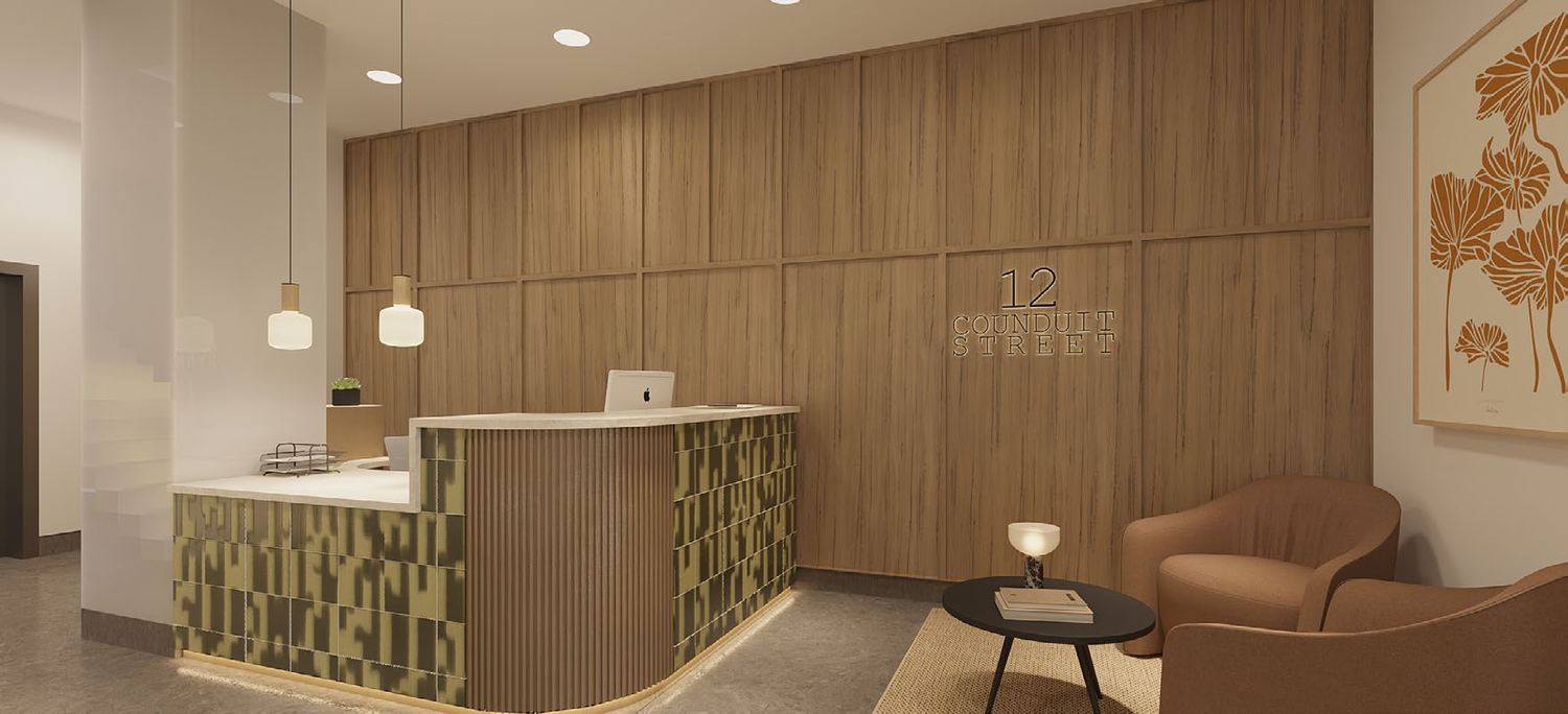 12 Conduit Street &mdash; completed electrical installation, Mayfair