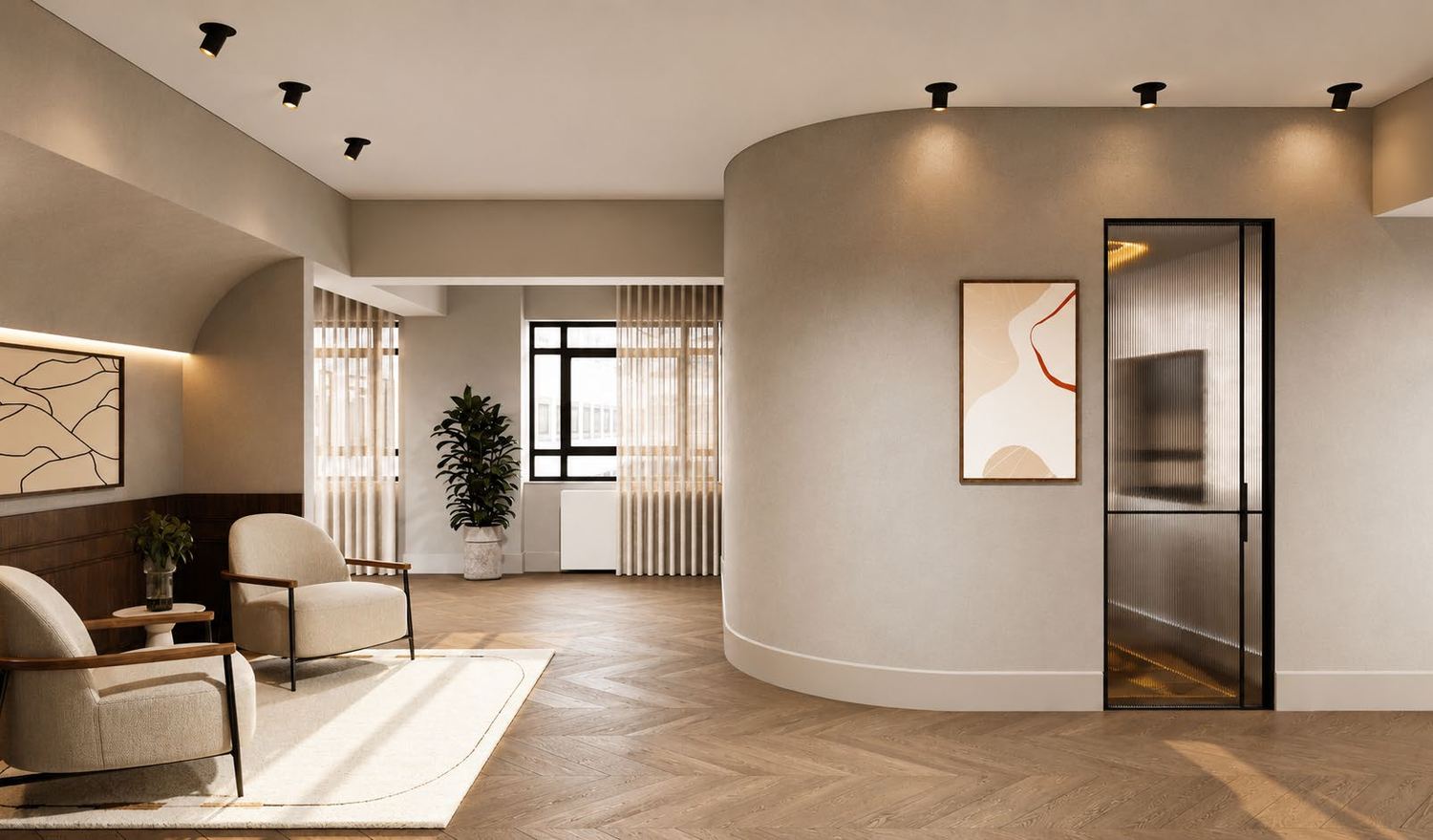 25 Savile Row — completed installation, view 2