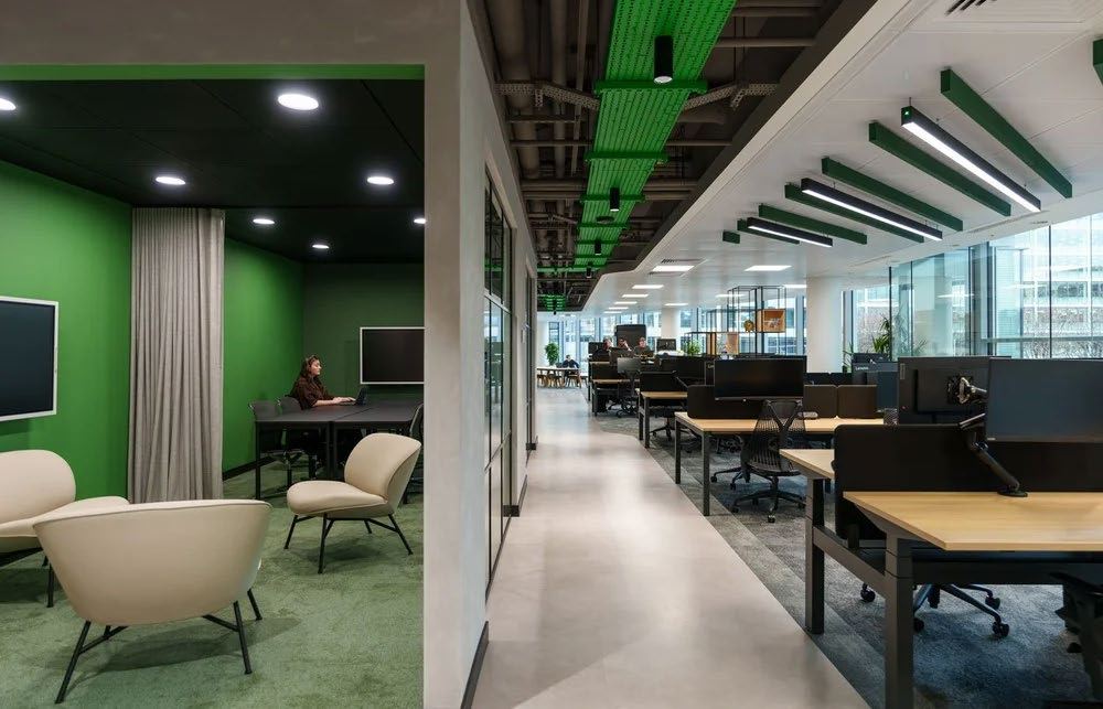 Schneider Electric — completed installation, view 1